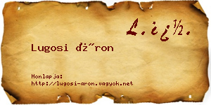 Lugosi Áron névjegykártya