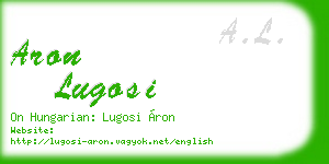 aron lugosi business card